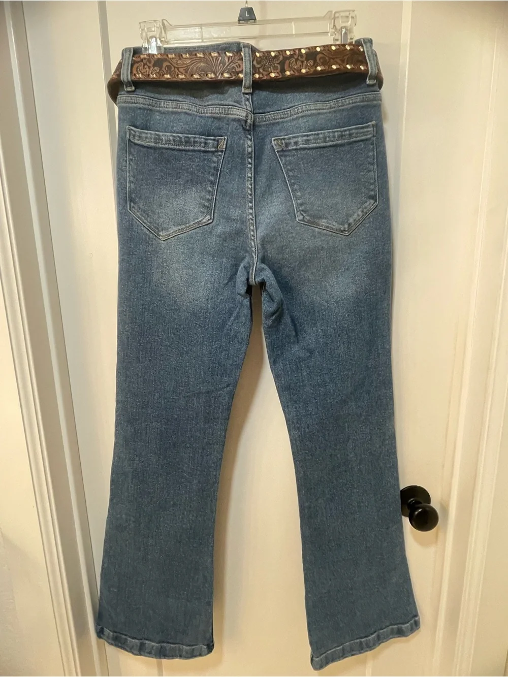 Kensie Jeans Vintage Luxe Savannah High Rise Flare Jeans Women’s SZ 8/29 X 32 L
